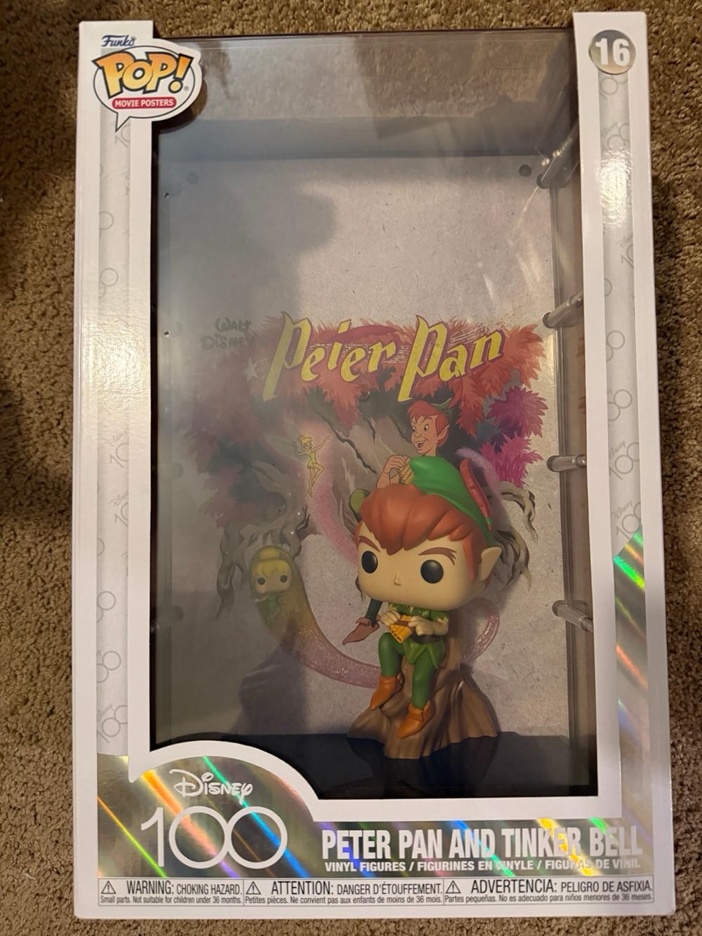 Peter Pan and Tinker Bell - Peter Pan vinyl figure collectible [Barcode 889698701433] - Main Image 2