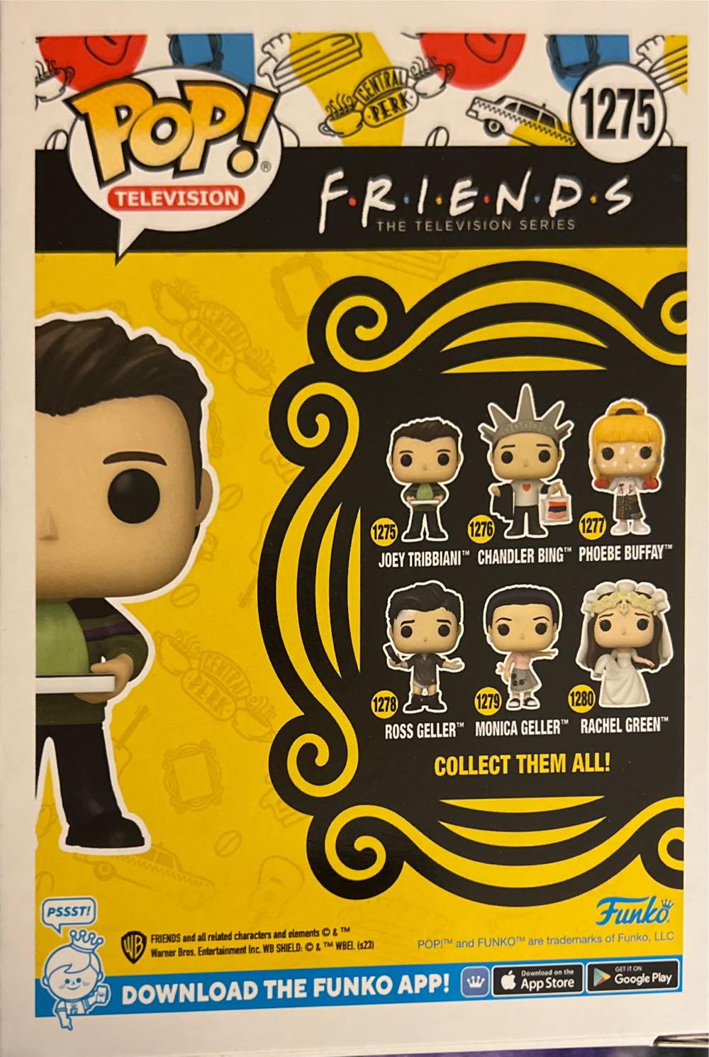 Joey Tribbiani #1275 - Friends vinyl figure collectible [Barcode 889698656740] - Main Image 2