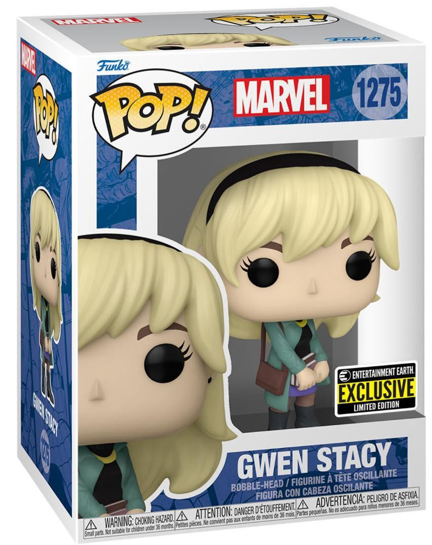 Gwen Stacy Pop! 1275 - Spider-Man vinyl figure collectible [Barcode 889698739559] - Main Image 2