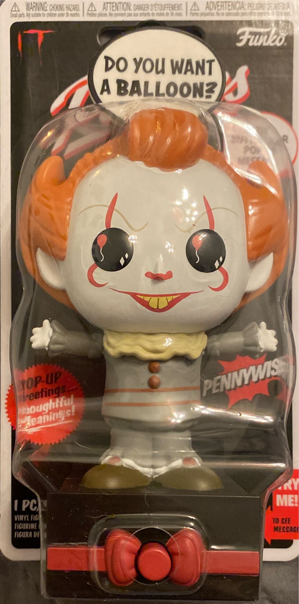 Popsies Pop: Pennywise  - It vinyl figure collectible [Barcode 889698603713] - Main Image 2