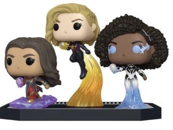 The Marvels Pop! 1258 - Captain Marvel vinyl figure collectible [Barcode 889698686440] - Main Image 2