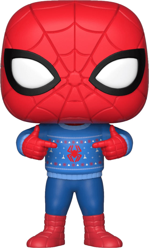 Spider-Man (Christmas sweater)  vinyl figure collectible [Barcode 889698339834] - Main Image 2
