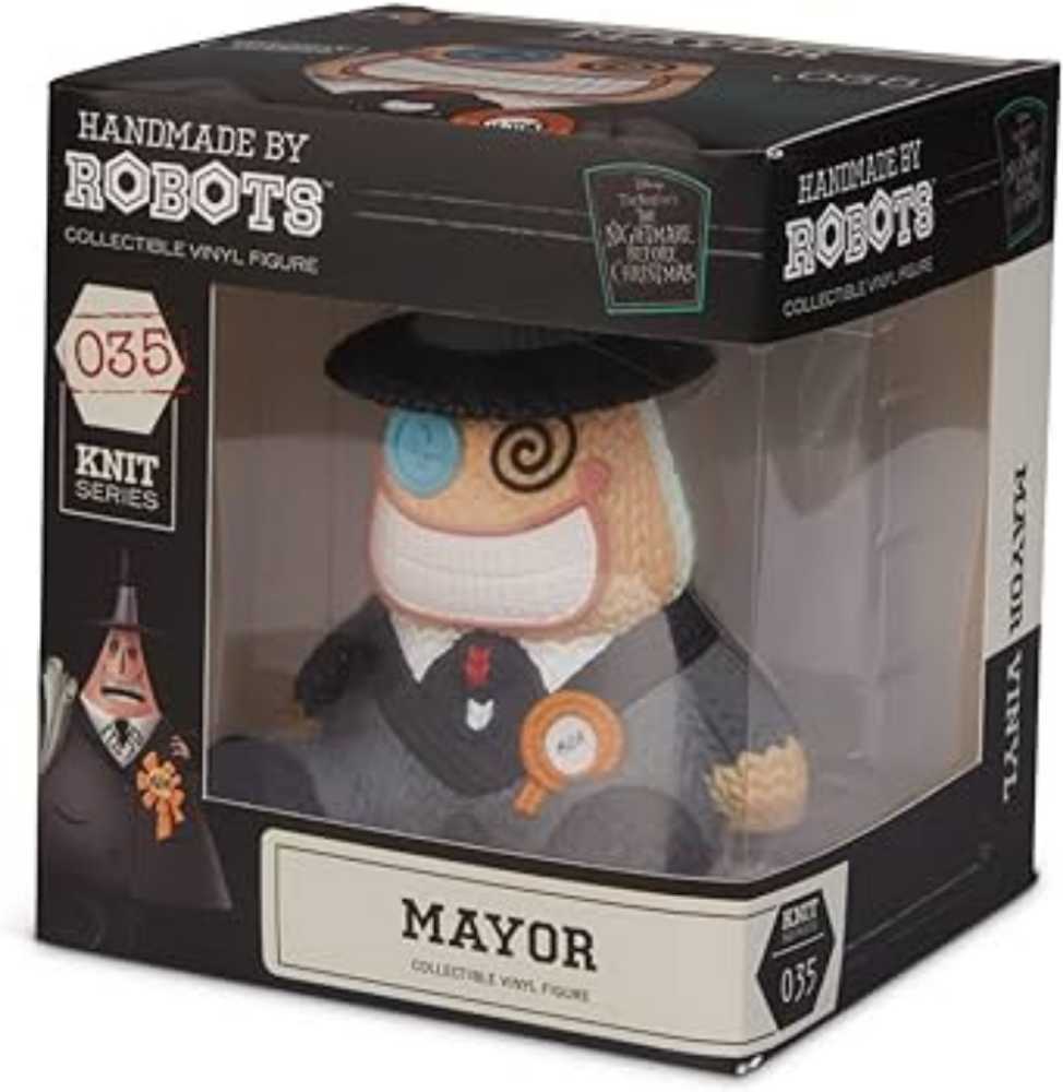 Mayor Handmade By Robots Full Size Vinyl Figure - The Nightmare Before Christmas vinyl figure collectible [Barcode 818730022144] - Main Image 2