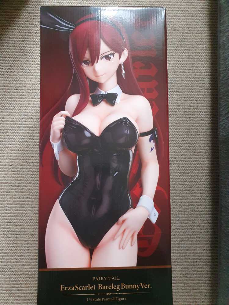 Freeing Fairy Tail: Erza Scarlet Bare Leg Bunny Ver. Pvc Figure Multicolor  vinyl figure collectible [Barcode 4570001510915] - Main Image 2