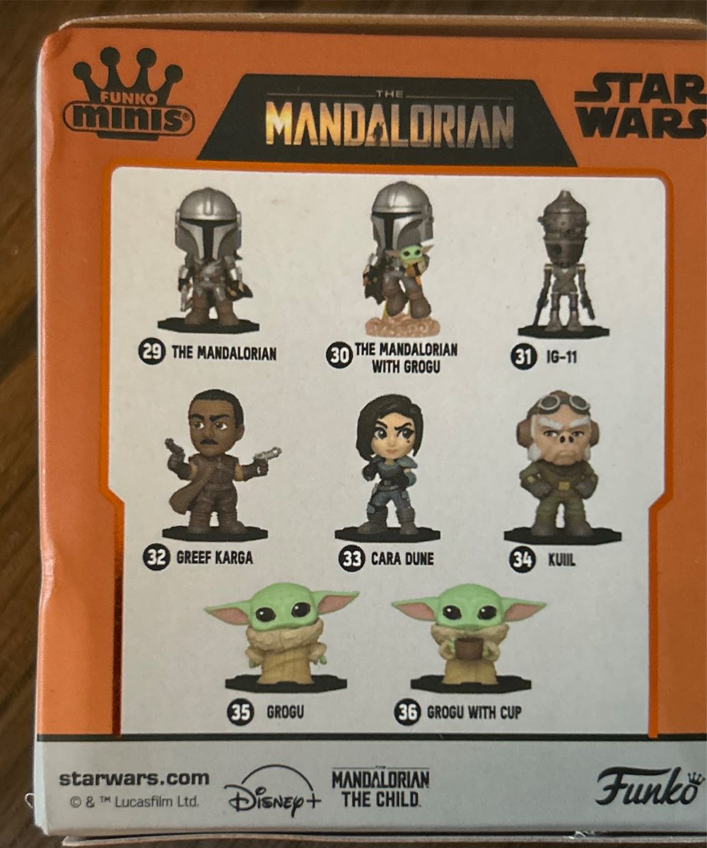 #35 Funko Minis: Star Wars: The Mandalorian: Grogu With Cup - Star Wars: The Mandalorian vinyl figure collectible [Barcode 889698570640] - Main Image 3