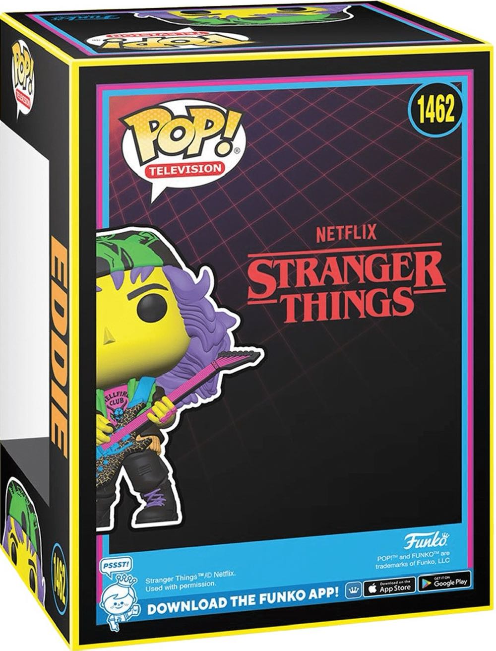 Eddie Blacklight - Stranger Things vinyl figure collectible [Barcode 889698746045] - Main Image 2