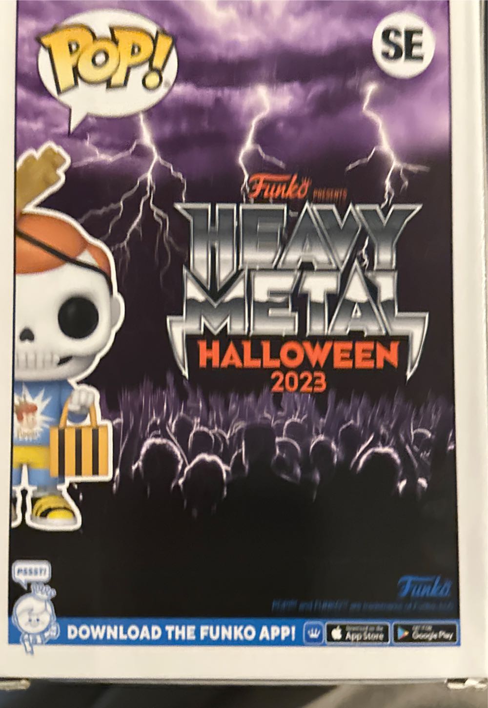 Funko Pop! Heavy Metal Halloween 2023: Freddy Bones # SE - Freddy Funko vinyl figure collectible [Barcode 889698770675] - Main Image 2