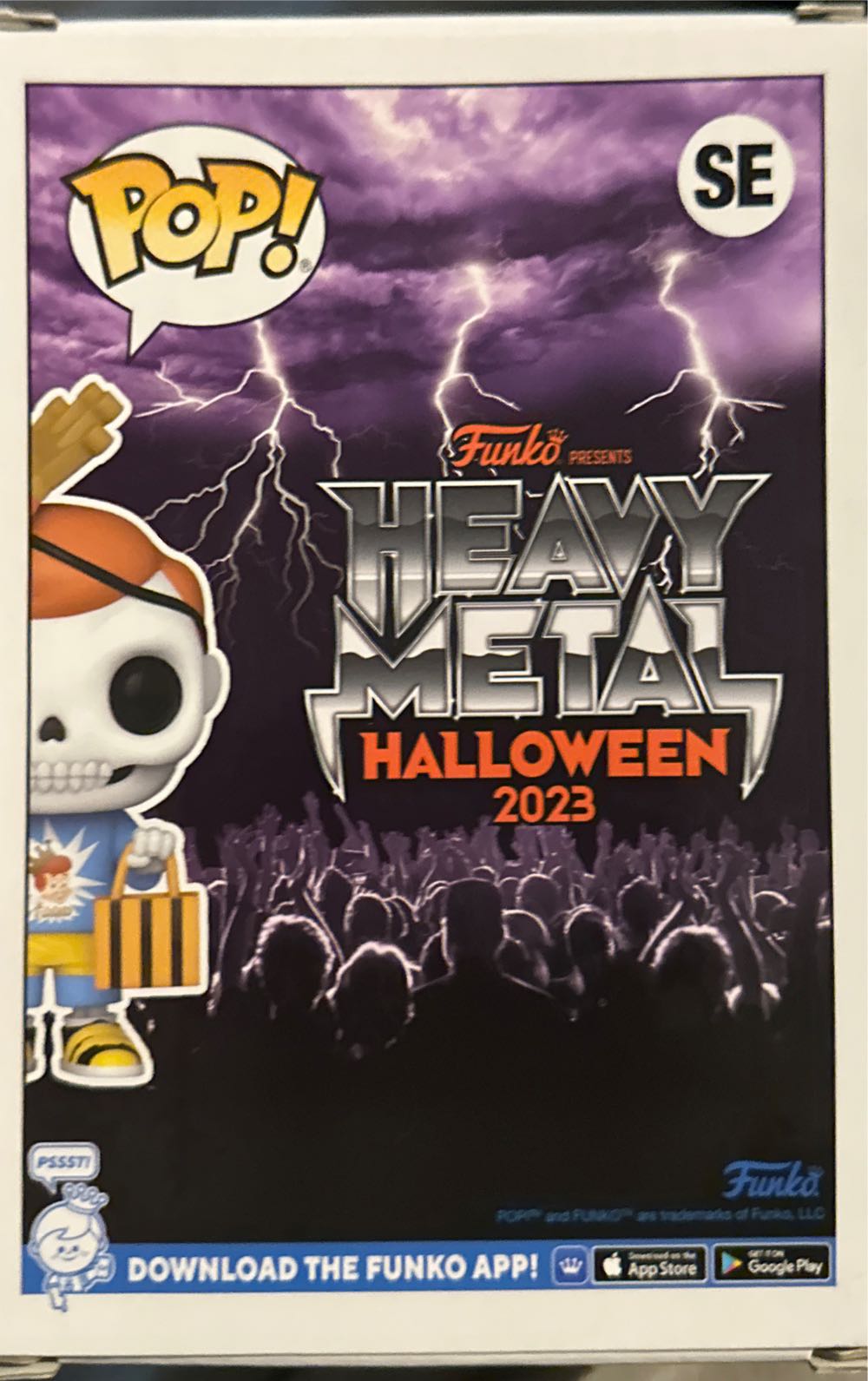 Freddy Funko $48 As ( Freddy Bones Purple Shirt ) Gitd 3000 Pcs - Funko vinyl figure collectible [Barcode 889698770699] - Main Image 2