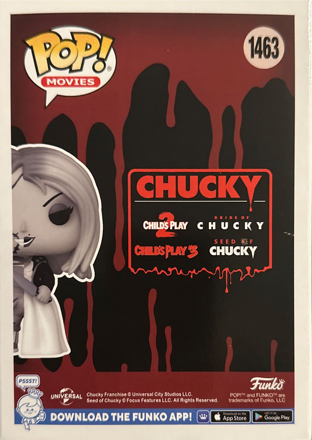 Child’s Play $25 Chucky/Tiffany Scare Fair 2023 - Funko vinyl figure collectible - Main Image 2
