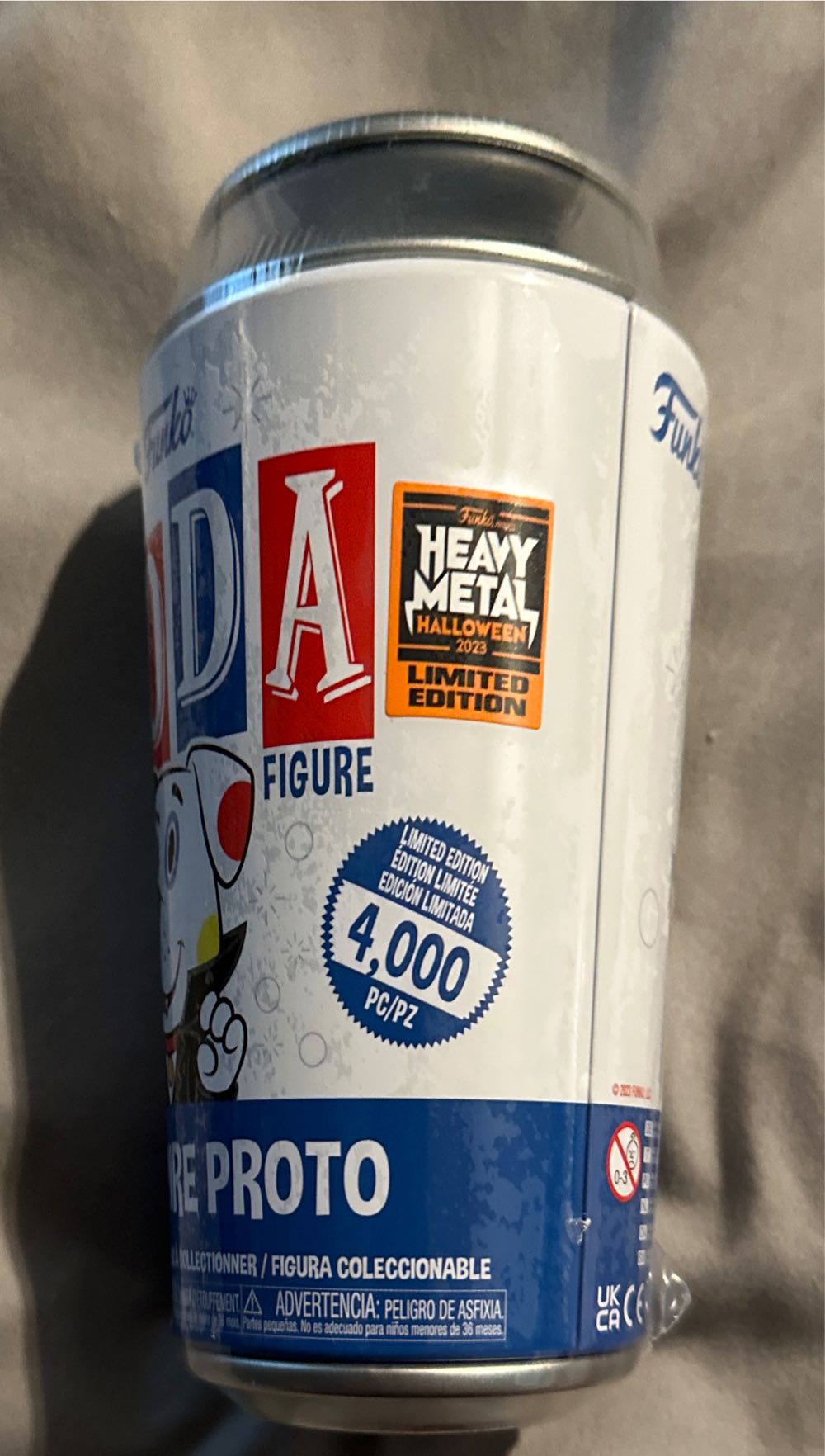 Funko Soda Proto $11 As (Vampire Blue Flocked ) Heavy Metal Halloween 4000 Pcs  vinyl figure collectible - Main Image 2