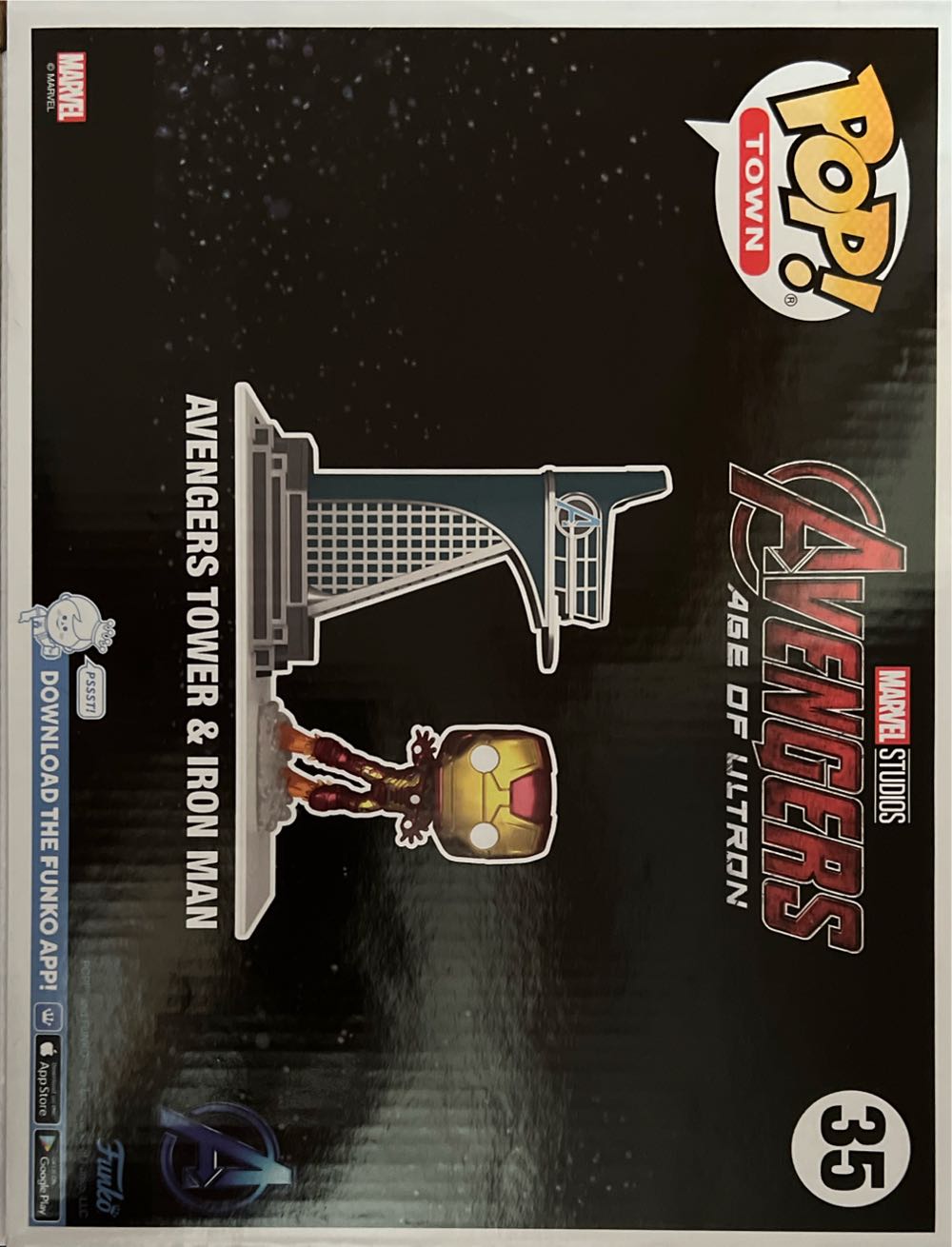 Avengers Tower & Iron Man - Iron Man vinyl figure collectible [Barcode 889698745826] - Main Image 2