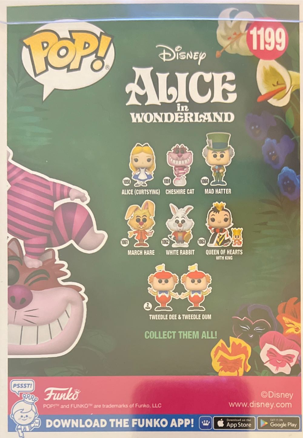 Cheshire Cat #1199 - Alice in Wonderland vinyl figure collectible [Barcode 889698626606] - Main Image 2
