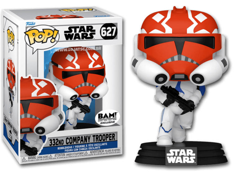 332nd Company Trooper - Star Wars: Clone Wars vinyl figure collectible [Barcode 889698712521] - Main Image 2
