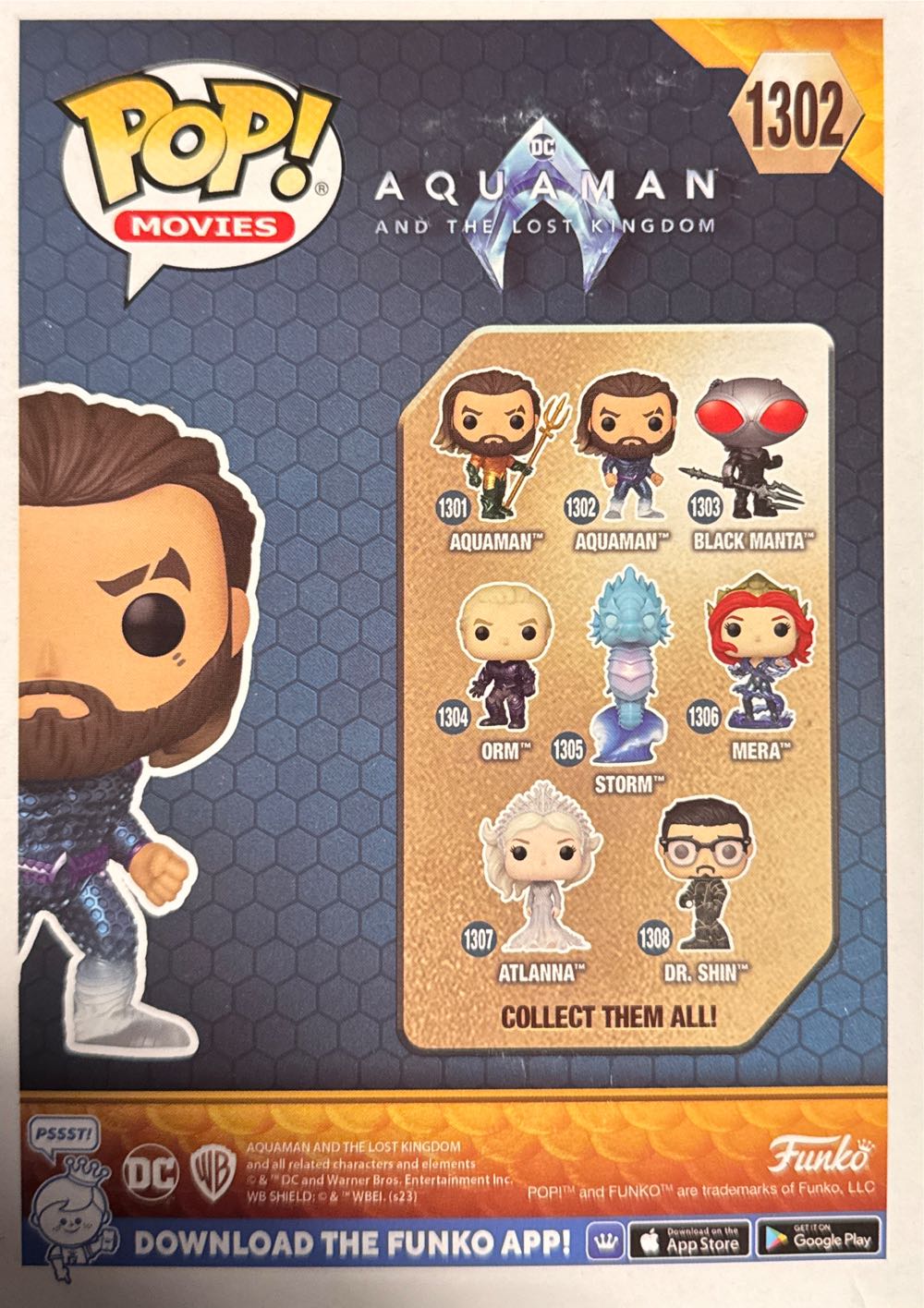 Aquaman  vinyl figure collectible [Barcode 889698675666] - Main Image 4