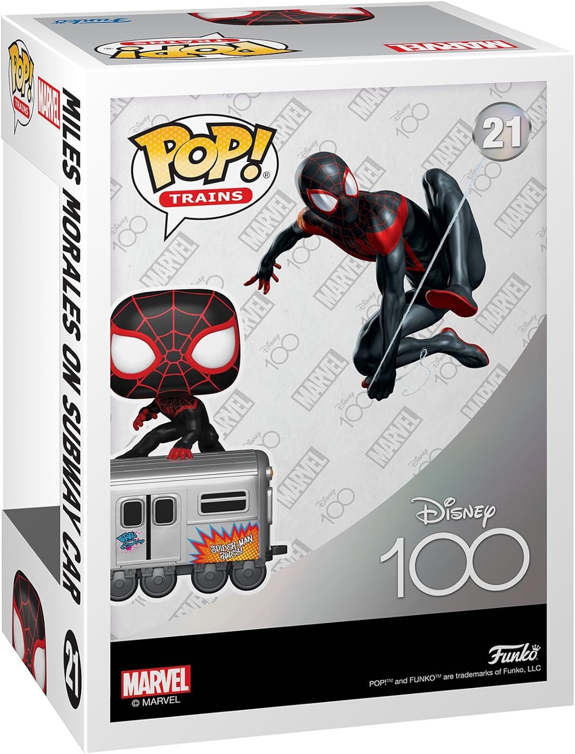 Miles Morales On Subway Car - Disney vinyl figure collectible [Barcode 889698704588] - Main Image 3