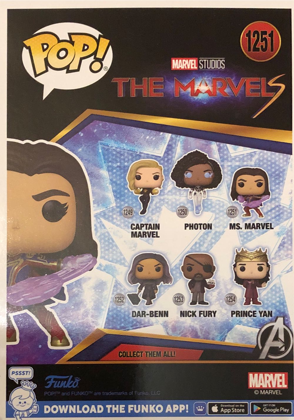 Ms. Marvel  vinyl figure collectible [Barcode 889698682305] - Main Image 3