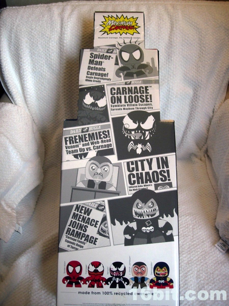 Set Nycc Exclusive Maximum Carnage Mini Muggs Set Spider Man Marvel New Sealed  vinyl figure collectible [Barcode 653569679738] - Main Image 3