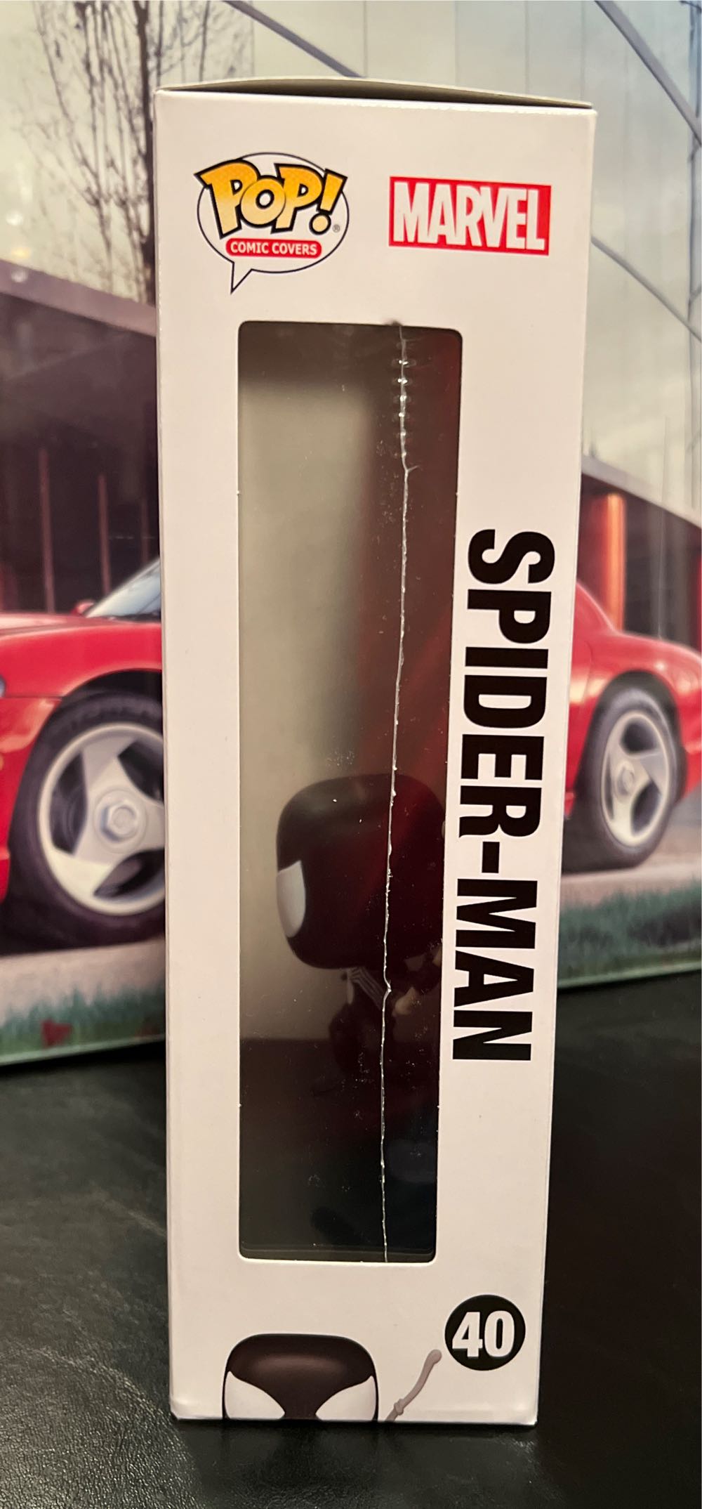 Spider-Man Comic Cover Pop! 40 (black Suit) - Spider-Man vinyl figure collectible [Barcode 889698725033] - Main Image 3