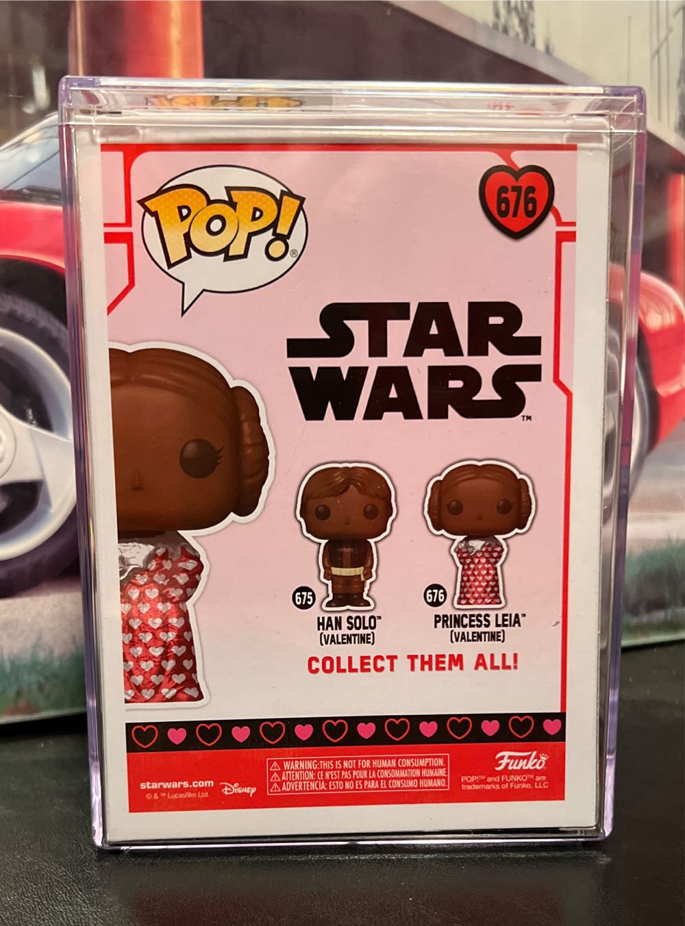 Star Wars-Princess Leia (Valentine) - Star Wars vinyl figure collectible [Barcode 889698762144] - Main Image 2