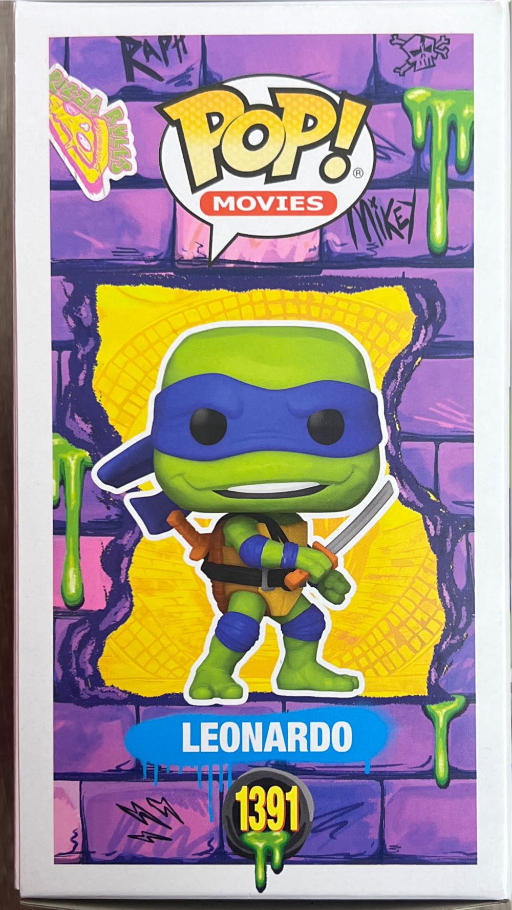 Leonardo - 1391  - Teenage Mutant Ninja Turtles - Mutant Mayhem - Funko Pop Movies - Teenage Mutant Ninja Turtles vinyl figure collectible [Barcode 889698723329] - Main Image 3