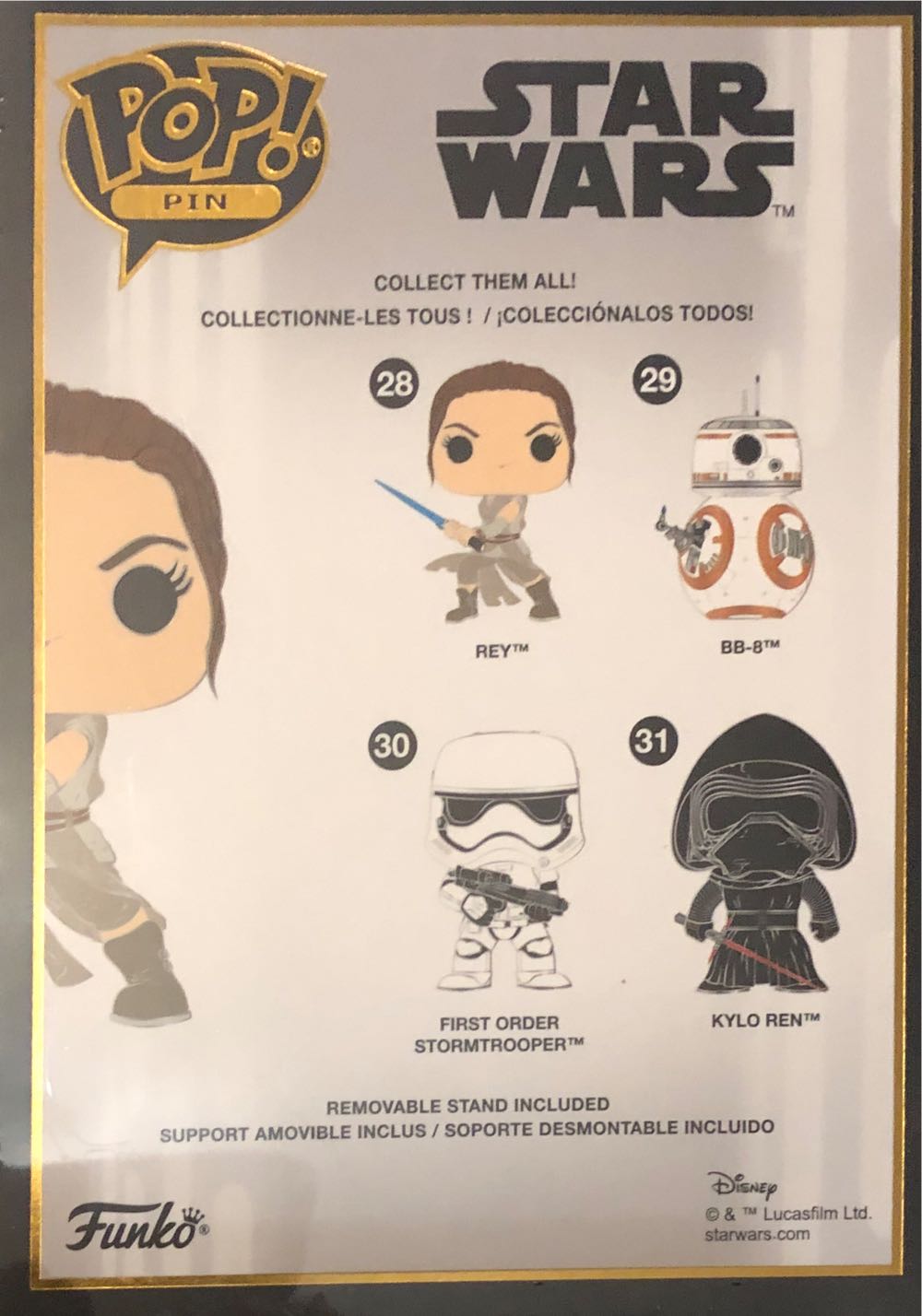 Rey - Star Wars vinyl figure collectible [Barcode 671803437029] - Main Image 2