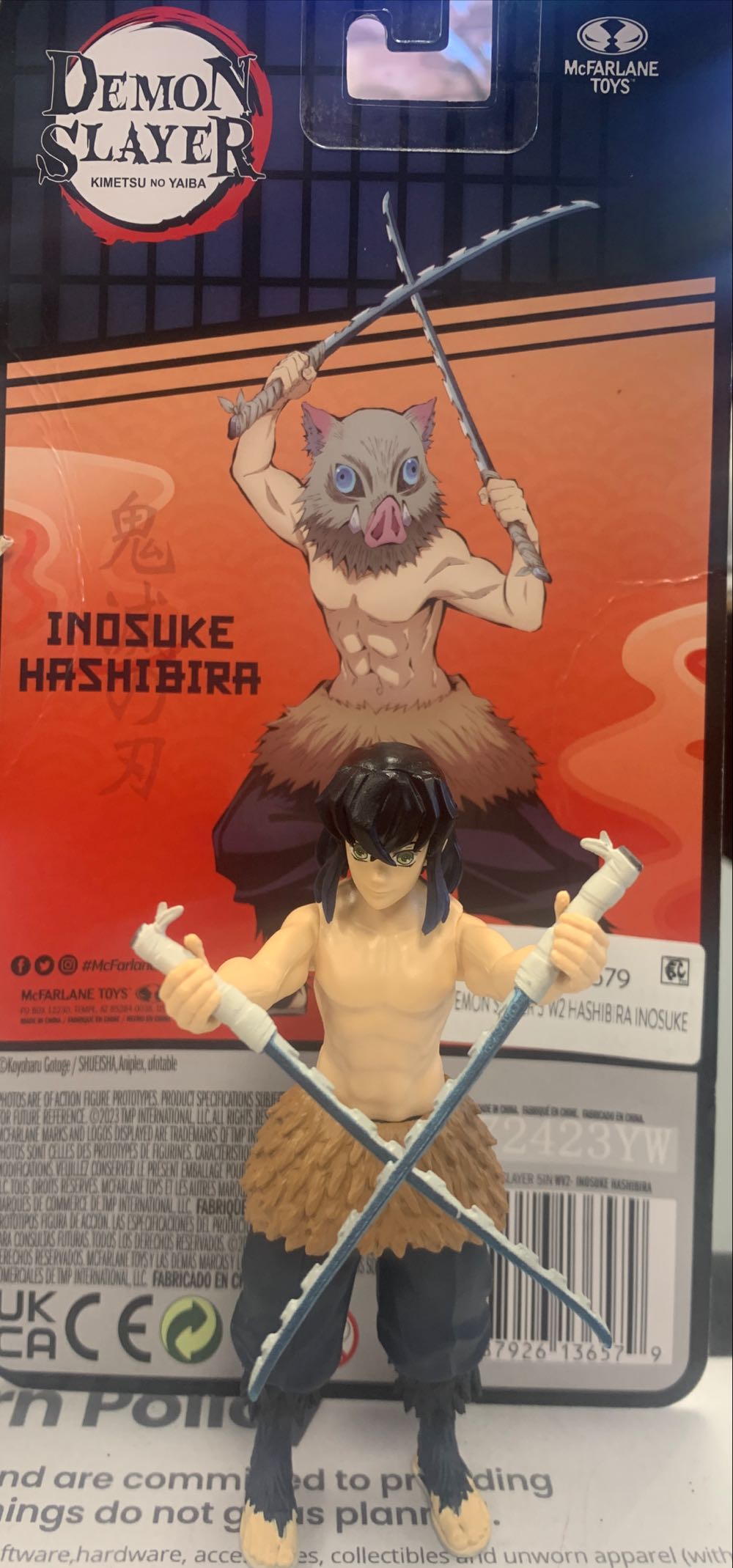 Mcfarlane Toys Demon Slayer Inosuke Hashibira 5in Action Figure - Demon Slayer vinyl figure collectible [Barcode 787926136579] - Main Image 3