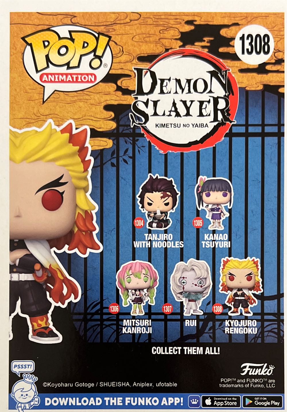 Kyojuro Rengoku - Demon Slayer vinyl figure collectible [Barcode 889698663663] - Main Image 2
