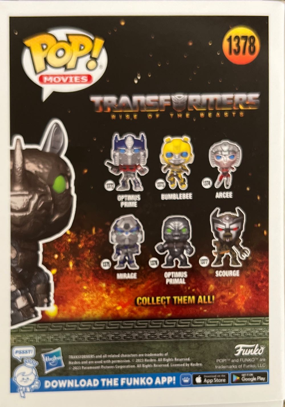 Transformers: Rise of the Beasts - Rhinox - Transformers vinyl figure collectible [Barcode 889698735735] - Main Image 2