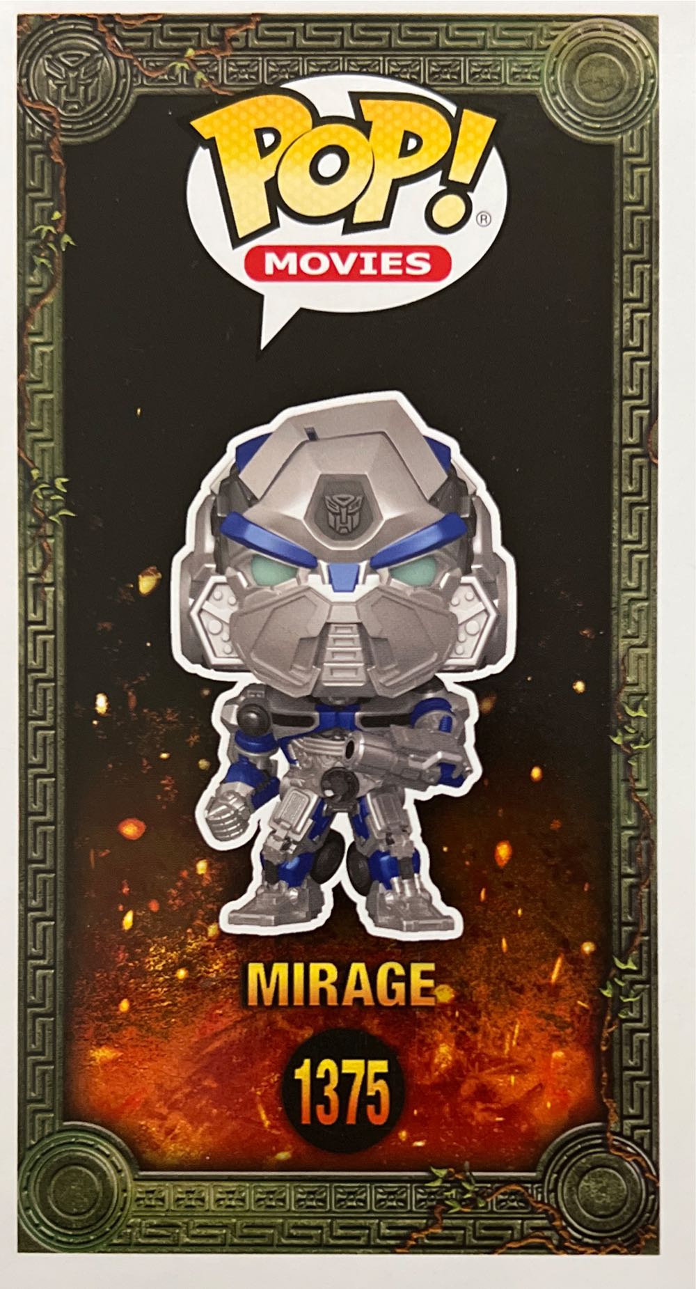 Funko Pop! Movies Transformer Rise Of The Beasts: Mirage # 1375 - Transformers vinyl figure collectible [Barcode 889698639569] - Main Image 3
