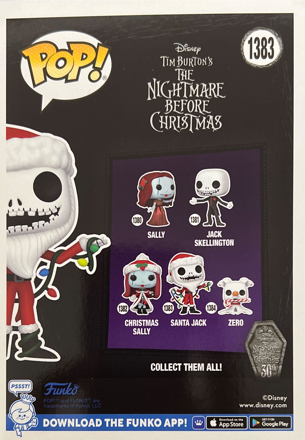 The Nightmare Before Chistmas - Santa Jack - The Nightmare Before Christmas vinyl figure collectible [Barcode 889698723862] - Main Image 2