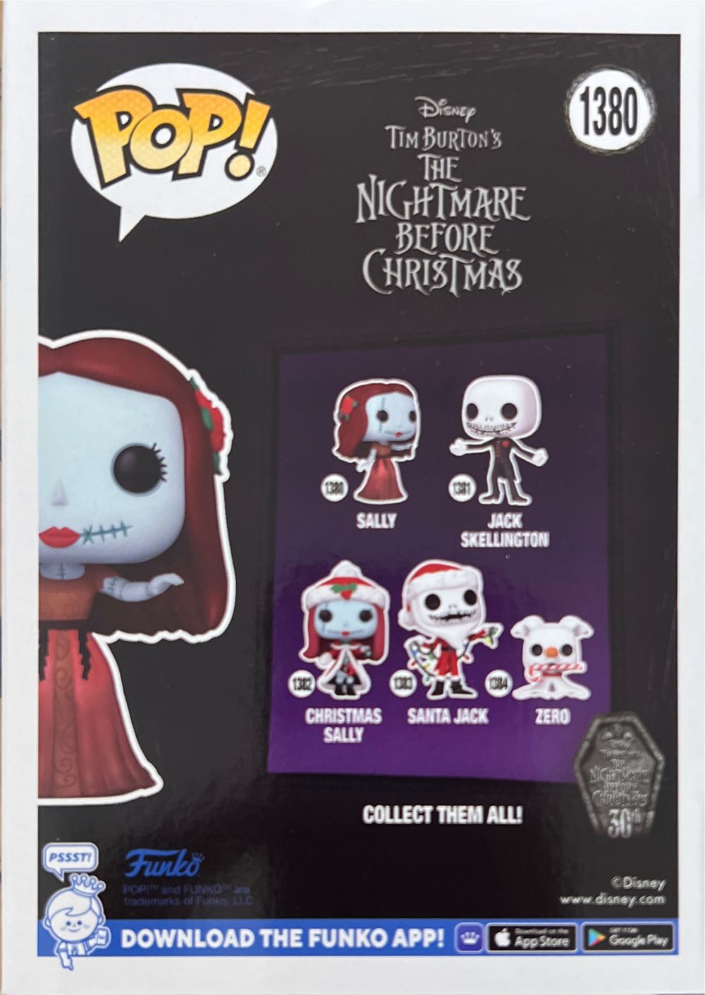 Sally - The Nightmare Before Christmas vinyl figure collectible [Barcode 889698723855] - Main Image 2