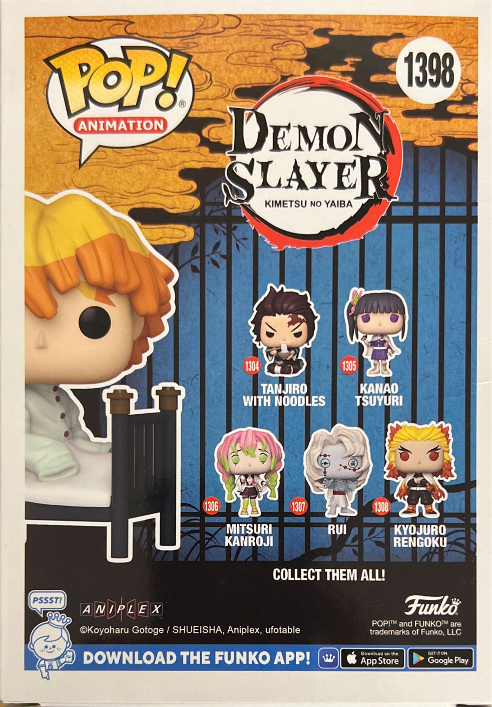 Zenitsu Agatsuma - Demon Slayer vinyl figure collectible [Barcode 889698712804] - Main Image 2