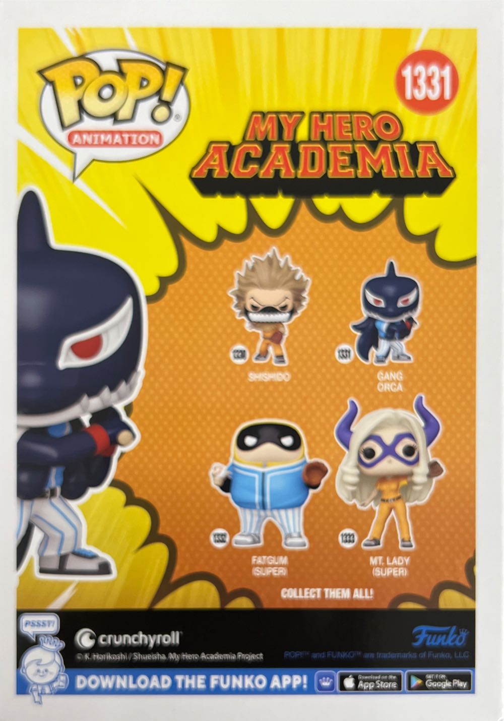 MHA: Gang Orca (Baseball) - My Hero Academia vinyl figure collectible [Barcode 889698706131] - Main Image 2