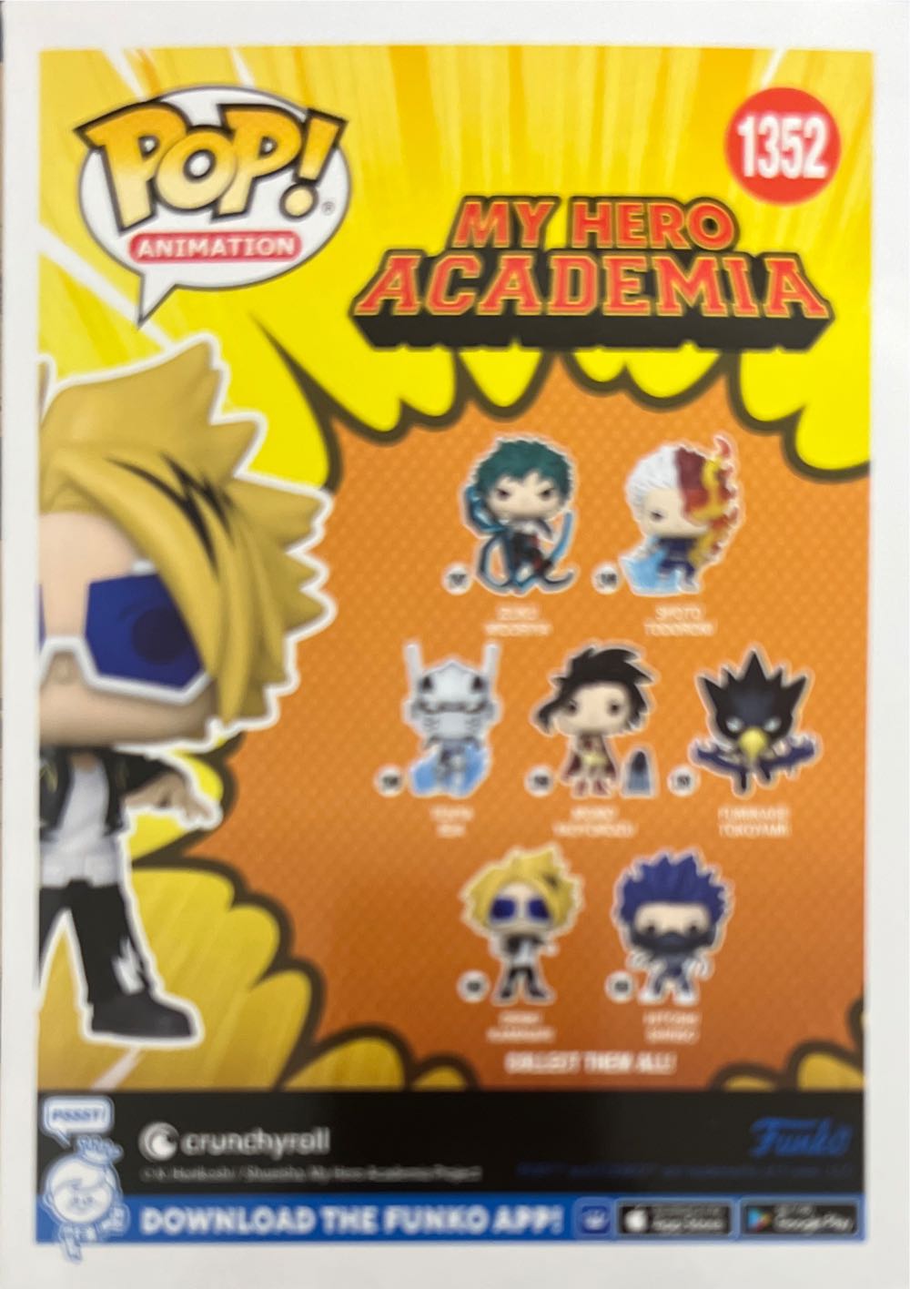 Denki Kaminari - My Hero Academia vinyl figure collectible [Barcode 889698673280] - Main Image 2