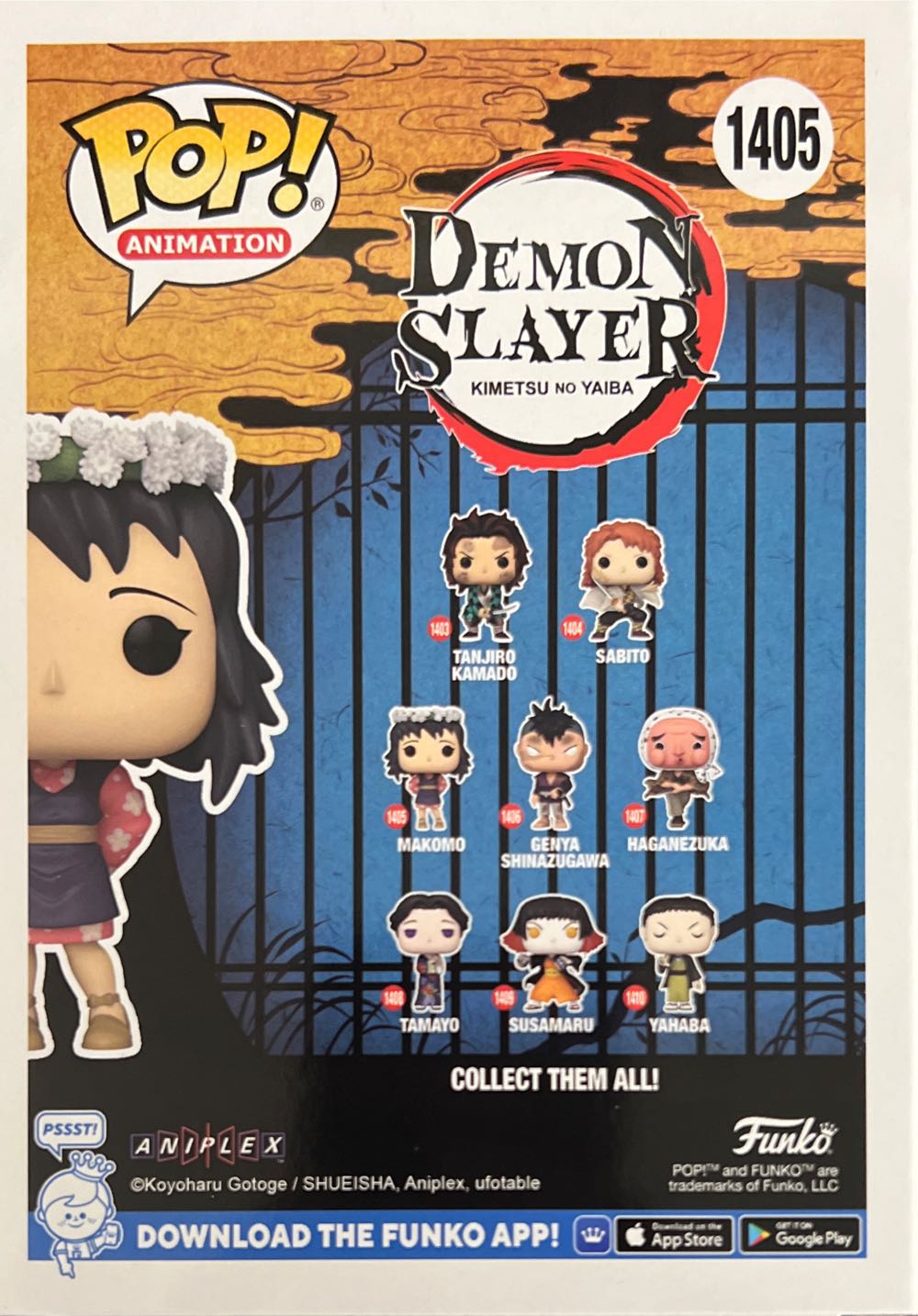 Makomo - Demon Slayer vinyl figure collectible [Barcode 889698721325] - Main Image 2