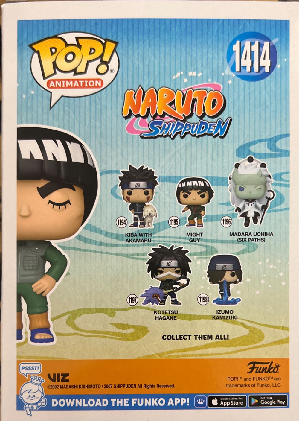 Might Guy (Winking) - Naruto Shippuden vinyl figure collectible [Barcode 889698663281] - Main Image 2