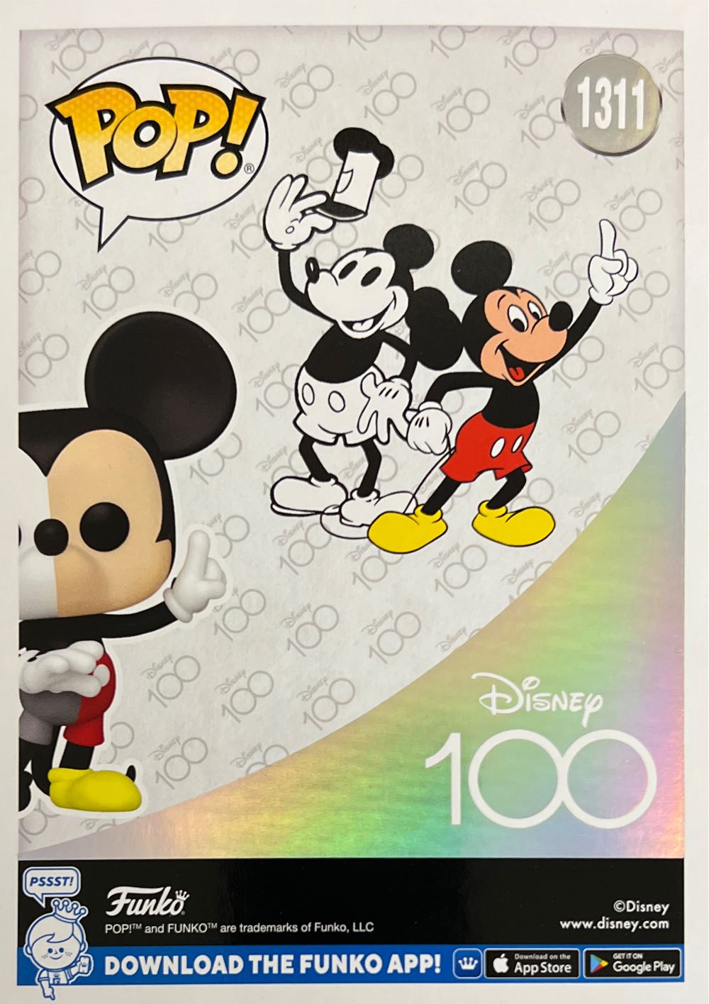 Mickey Mouse - Disney vinyl figure collectible [Barcode 889698682558] - Main Image 2