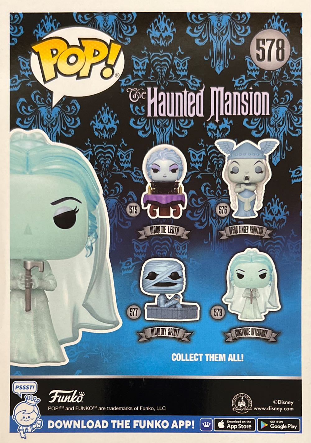 Constance Hatchaway - Haunted Mansion vinyl figure collectible [Barcode 889698711500] - Main Image 2