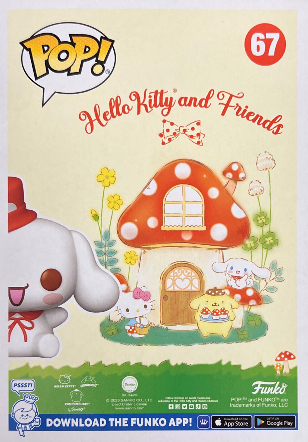 Cinnamoroll - Hello Kitty vinyl figure collectible [Barcode 889698735995] - Main Image 2