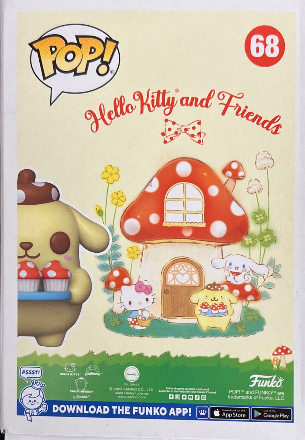 Pompompurin - Hello Kitty vinyl figure collectible [Barcode 889698736077] - Main Image 2