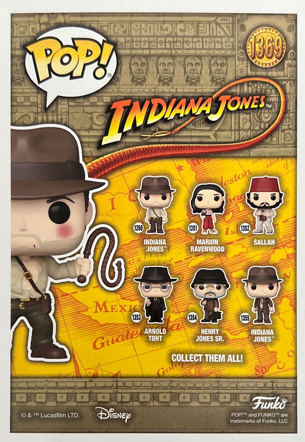 Indiana Jones: Indiana Jones (w/ Whip)  vinyl figure collectible [Barcode 889698718639] - Main Image 2