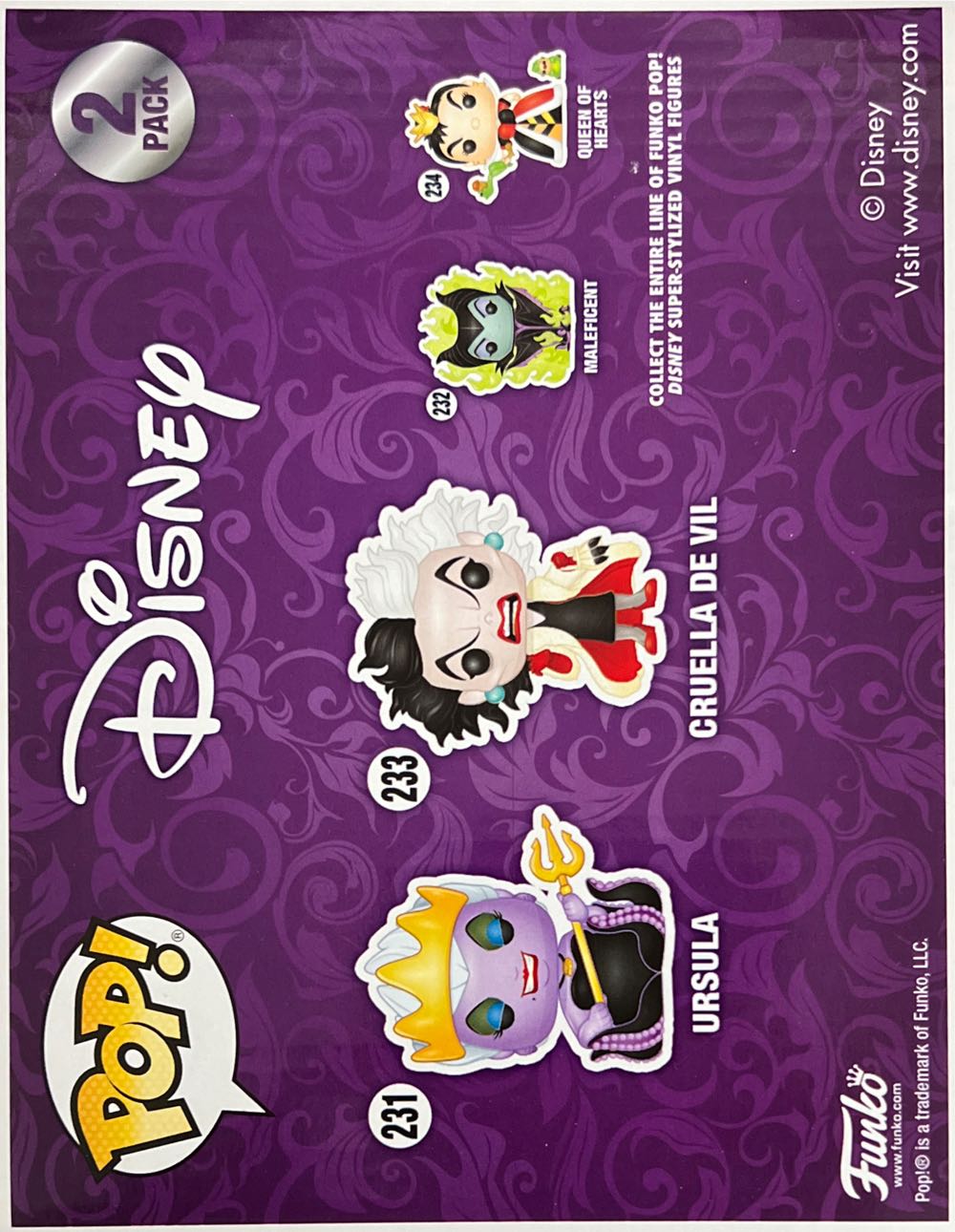 Ursula With Cruella De Vil - Disney vinyl figure collectible [Barcode 889698108706] - Main Image 2