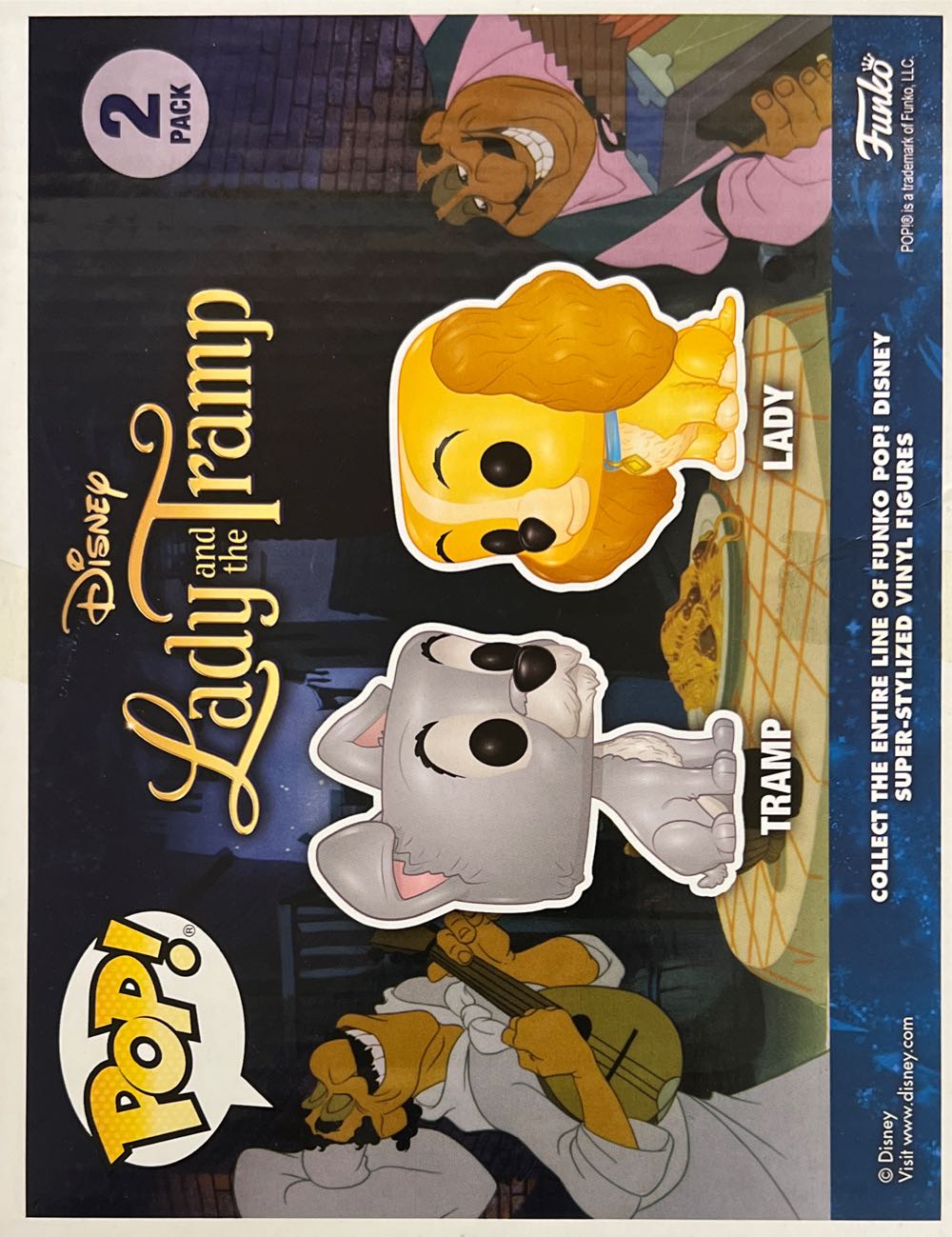 00-Lady & The Tramp - Disney vinyl figure collectible [Barcode 889698114769] - Main Image 2