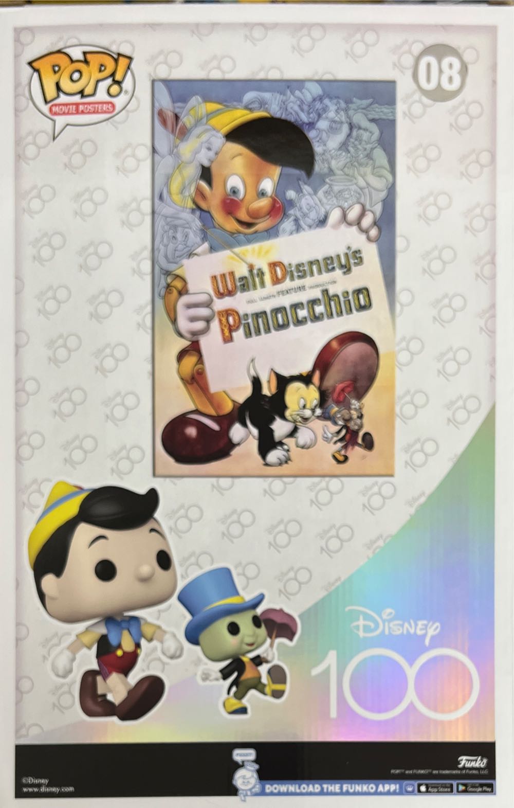 Pinocchio & Jiminy Cricket - Disney vinyl figure collectible [Barcode 889698675796] - Main Image 2