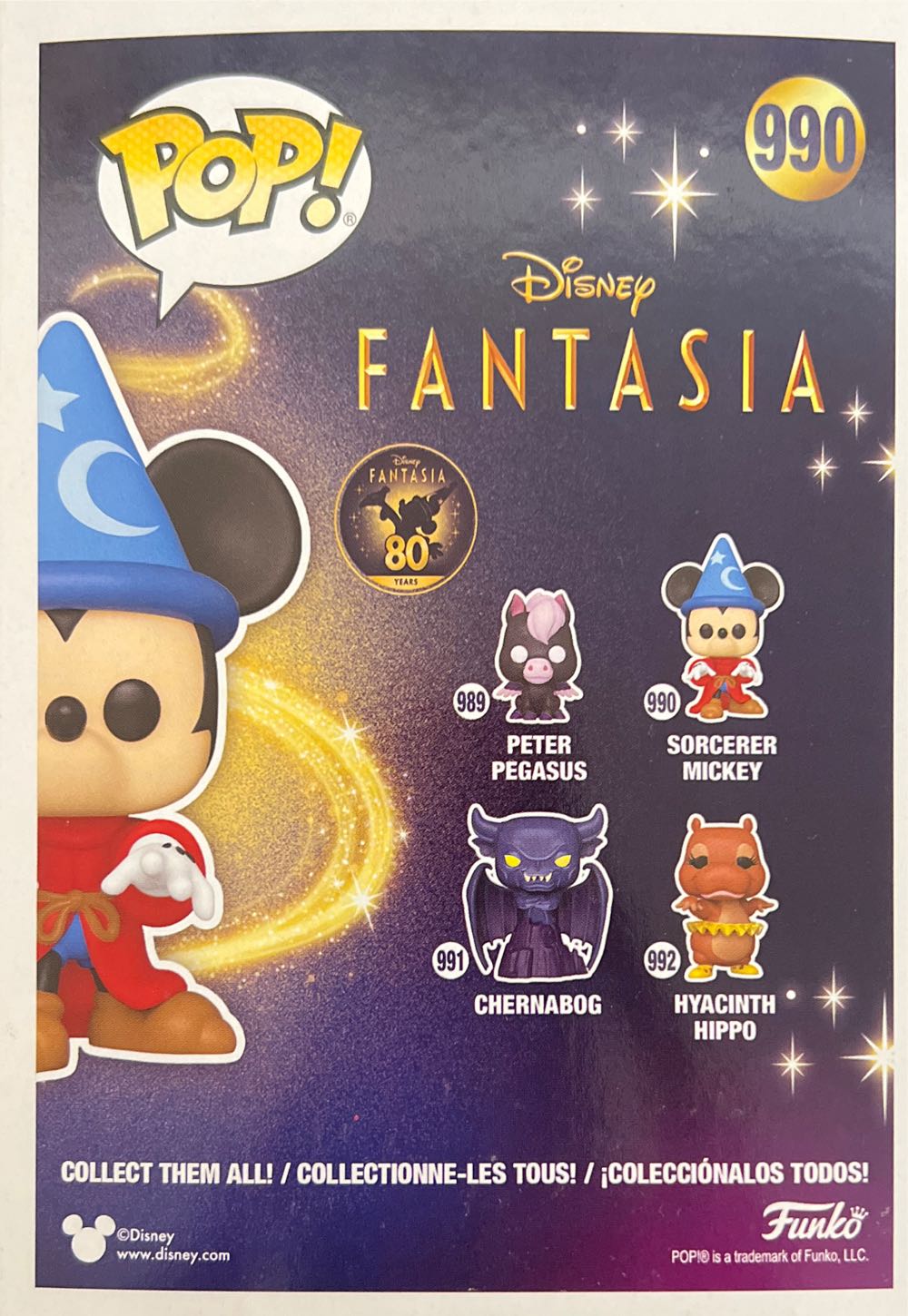 Sorcerer Mickey - Fantasia vinyl figure collectible [Barcode 889698551670] - Main Image 2