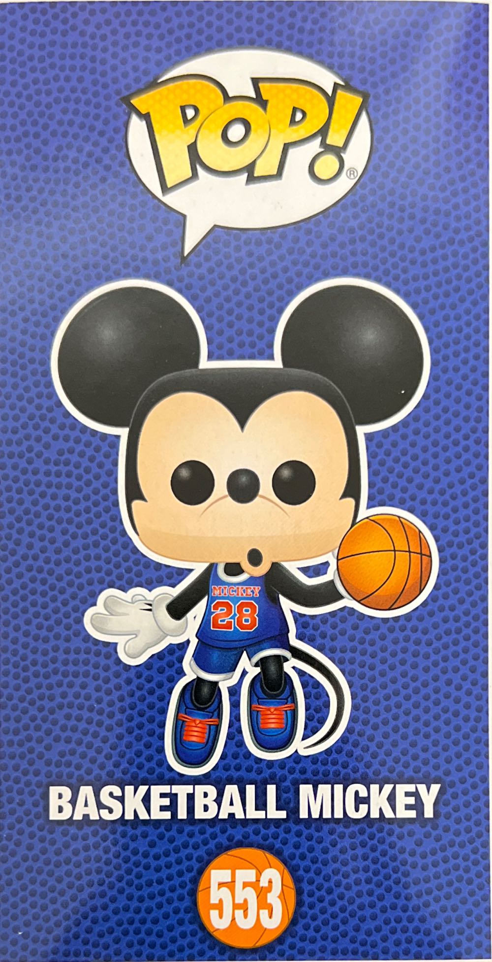Basketball Mickey  vinyl figure collectible [Barcode 889698387569] - Main Image 3