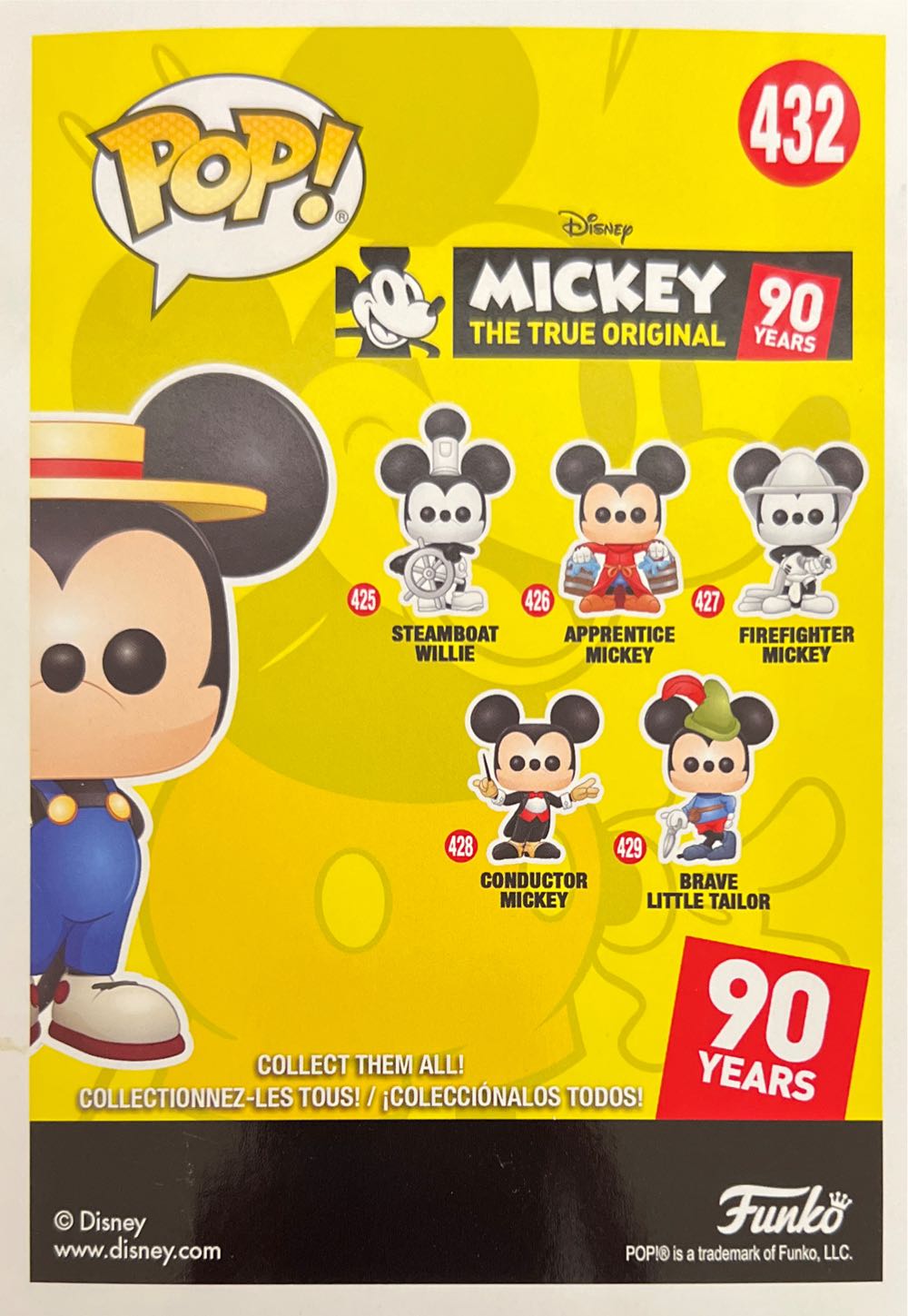Little Whirlwind Mickey  vinyl figure collectible [Barcode 889698332750] - Main Image 2