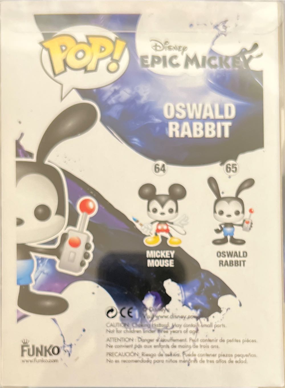 Oswald Rabbit - Disney vinyl figure collectible [Barcode 830395033013] - Main Image 2