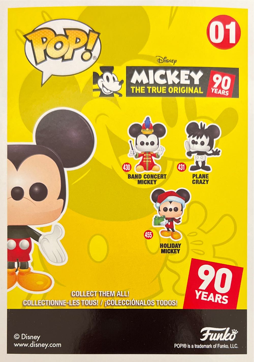 Mickey Mouse  vinyl figure collectible [Barcode 889698360869] - Main Image 2