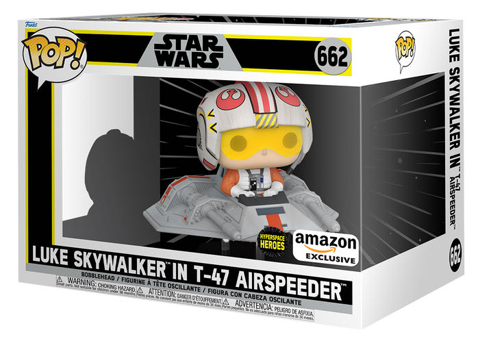 Luke Skywalker in T-47 Airspeeder - Star Wars vinyl figure collectible [Barcode 889698744041] - Main Image 2